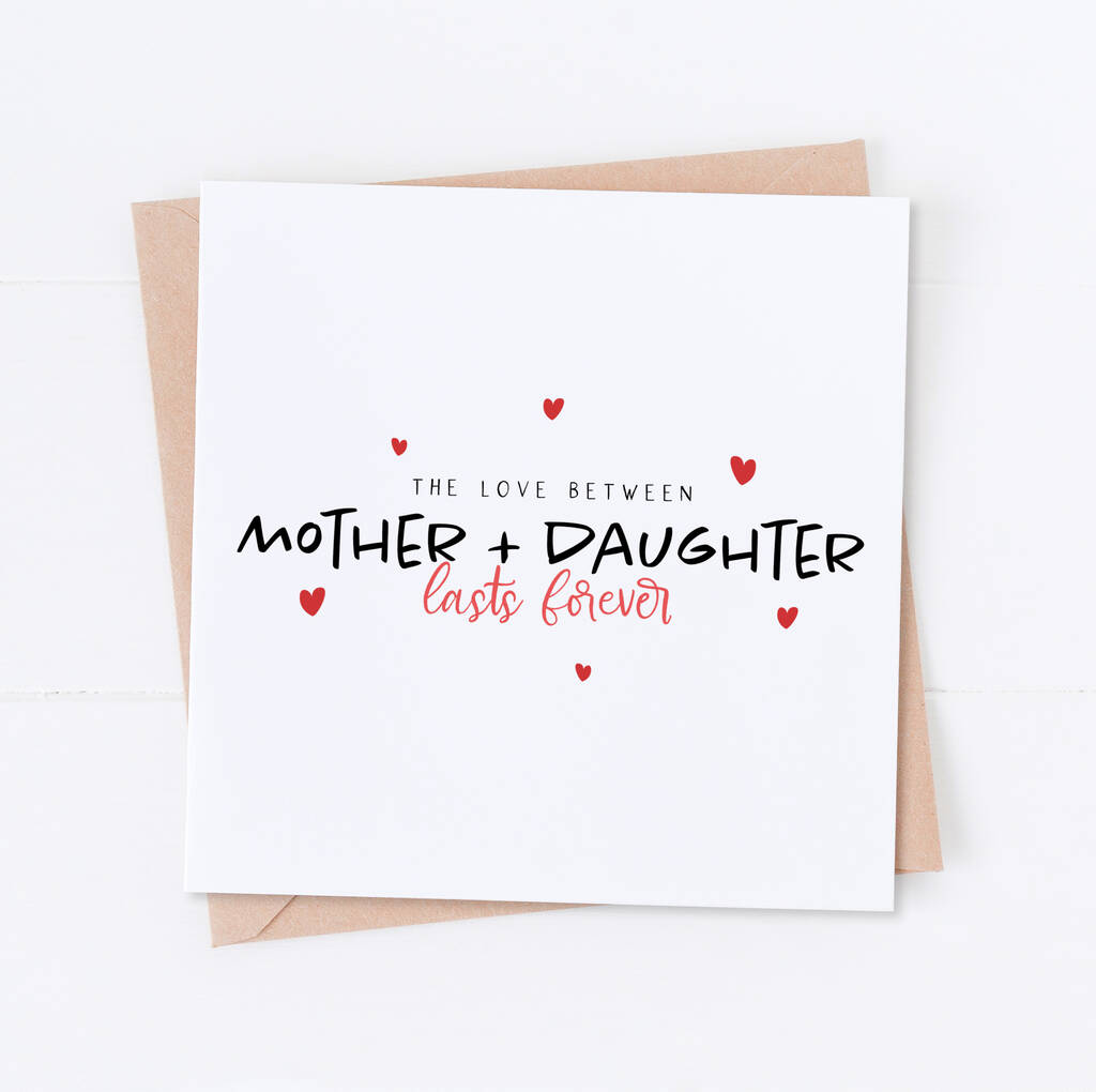 Mother And Daughter Valentine's Card By Studio One48