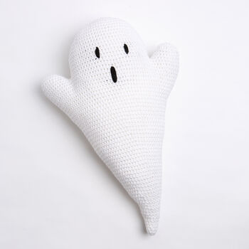Cotton Ghost Soft Toy Halloween Crochet Kit, 2 of 6