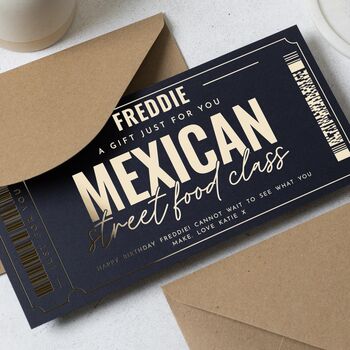 Personalised Cooking Class Birthday Gift Voucher, 9 of 9