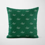 Personalised Green Holly Christmas Cushion, thumbnail 5 of 7