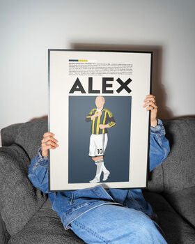 Alexsandro De Souza Fenerbahce Football Poster, 3 of 6