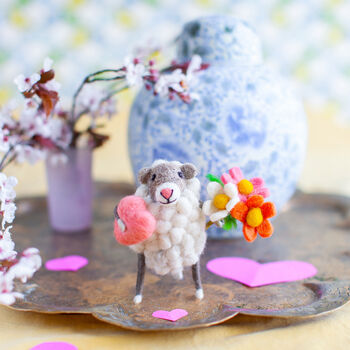 Hearts And Flowers Sheep, 2 of 3