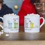 Personalised Best Friends Welly Boot Mug, thumbnail 1 of 9