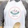 Personalised Made With Love Chef's Apron, thumbnail 3 of 5
