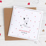 Happy Valentine's Day From The Cat, Card, thumbnail 1 of 3