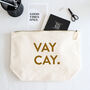 Vaycay Holiday Cosmetic Travel Bag Pouch, thumbnail 3 of 6