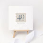Personalised 40th Birthday Card, thumbnail 1 of 1