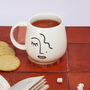 G Decor Large Mug With Abstract Face Design, thumbnail 1 of 5