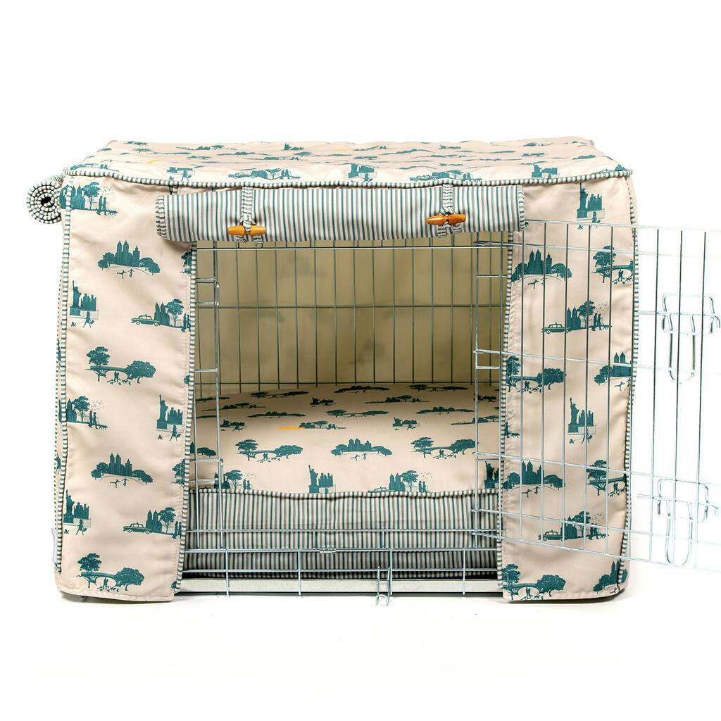 Dog Crate, Cover And Cushion Set Choice Of Five Fabrics By Lords