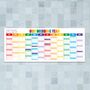 Personalised Rainbow Wall Planner, thumbnail 4 of 6