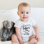 Personalised First Father's Day Mono Bodysuit, thumbnail 1 of 12