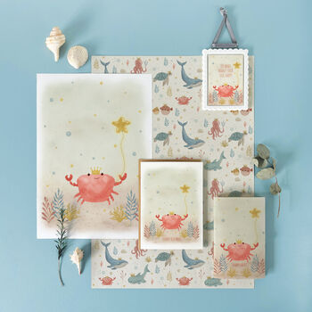 East Of India Sealife Print Crab, 2 of 2