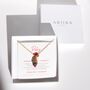 July Birthstone Ruby Necklace Birthday Gift, thumbnail 4 of 6