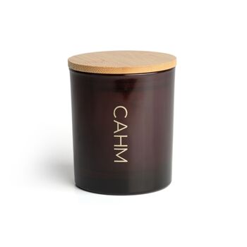Amalfi Coast Soy Wax Candle In Amber Glass, 3 of 5