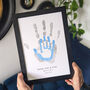 Personalised Family Handprint Print Art, thumbnail 4 of 4