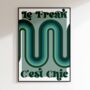 Le Freak Print | Disco Print | Music Poster | Wall Art | A5 A4 A3 | Disco | Bold | Typographic | Quote, thumbnail 5 of 5