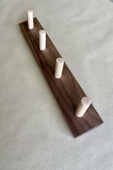 Handmade Solid Wood Peg Hooks, 7 of 7