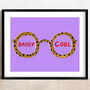 'Daddy Cool' Dad Sunglasses Wall Art Print, thumbnail 2 of 2