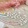 Personalised Shell Letter Choker Necklace, thumbnail 1 of 9