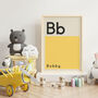 Personalised Name Art Print Minimal Colour Swatch, thumbnail 5 of 10