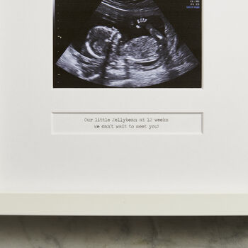 Personalised My First Baby Scan Frame, 2 of 5