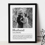 Personalised Husband Print, Gift For Husband, thumbnail 2 of 6