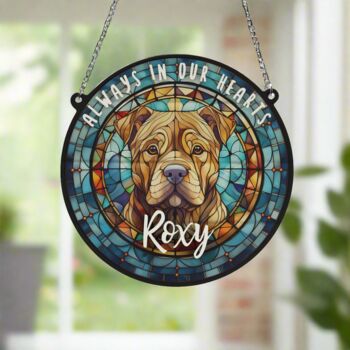 Shar Pei Memorial Suncatcher, 5 of 6