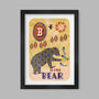 B Is For Bear Poster Print, thumbnail 1 of 2