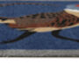 My Mat Patterned Washable My Pheasant Blue Mat, thumbnail 2 of 3