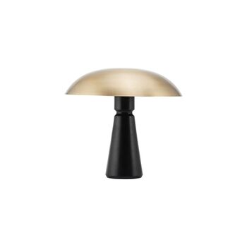 Thane Black Iron And Brass Lamp, 2 of 3