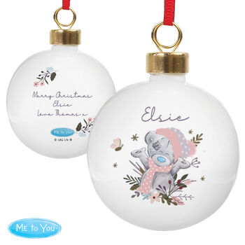 Personalised Me To You Cosy Winter Bauble, 3 of 3