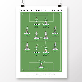 Celtic Lisbon Lions Poster, 2 of 8
