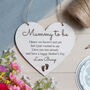 Mum To Be Mother’s Day Wooden Sign, thumbnail 1 of 2