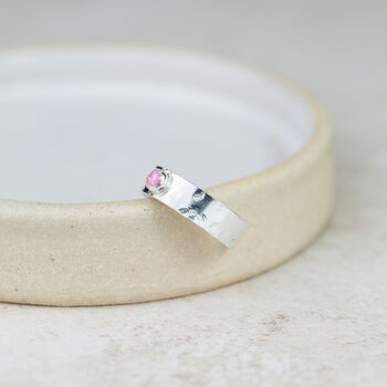 Sterling Silver Birthstone Toe Ring, 3 of 8