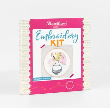 Meadow Stroll Embroidery Kit, 2 of 4