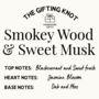 Smokey Wood And Sweet Musk Soy Wax Candle – Luxury Amber Jar Candle, thumbnail 8 of 8