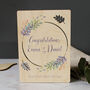 Personalised Congratulations Card In Wood, thumbnail 2 of 7