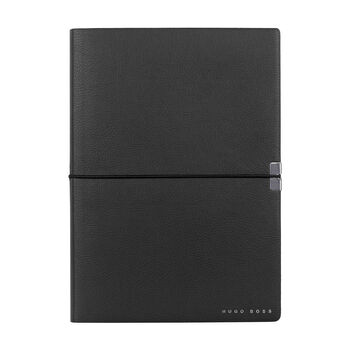 Personalised Hugo Boss Notebook – Plain Black A5, 2 of 6