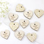 Personalised Vintage Wedding Favour Hearts, thumbnail 1 of 9