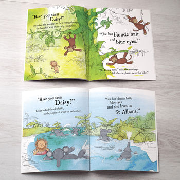 Personalised Lion Story Book, 4 of 11