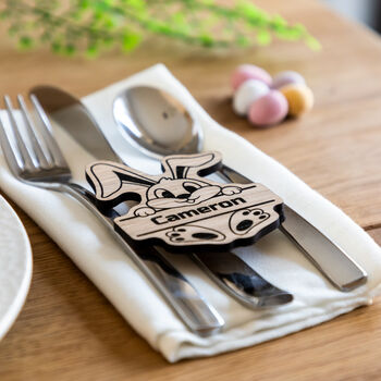 Personalised Easter Bunny Place Settings, 4 of 4