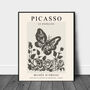 Picasso Butterfly Print, thumbnail 1 of 3