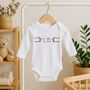 'Daddy I Love You This Much' Baby Vest, thumbnail 1 of 12