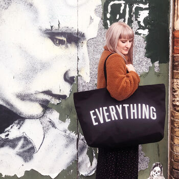 'Everything' Black Really Big Bag, 6 of 8