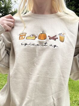 Spice It Up Embroidered Sweatshirt, 4 of 5