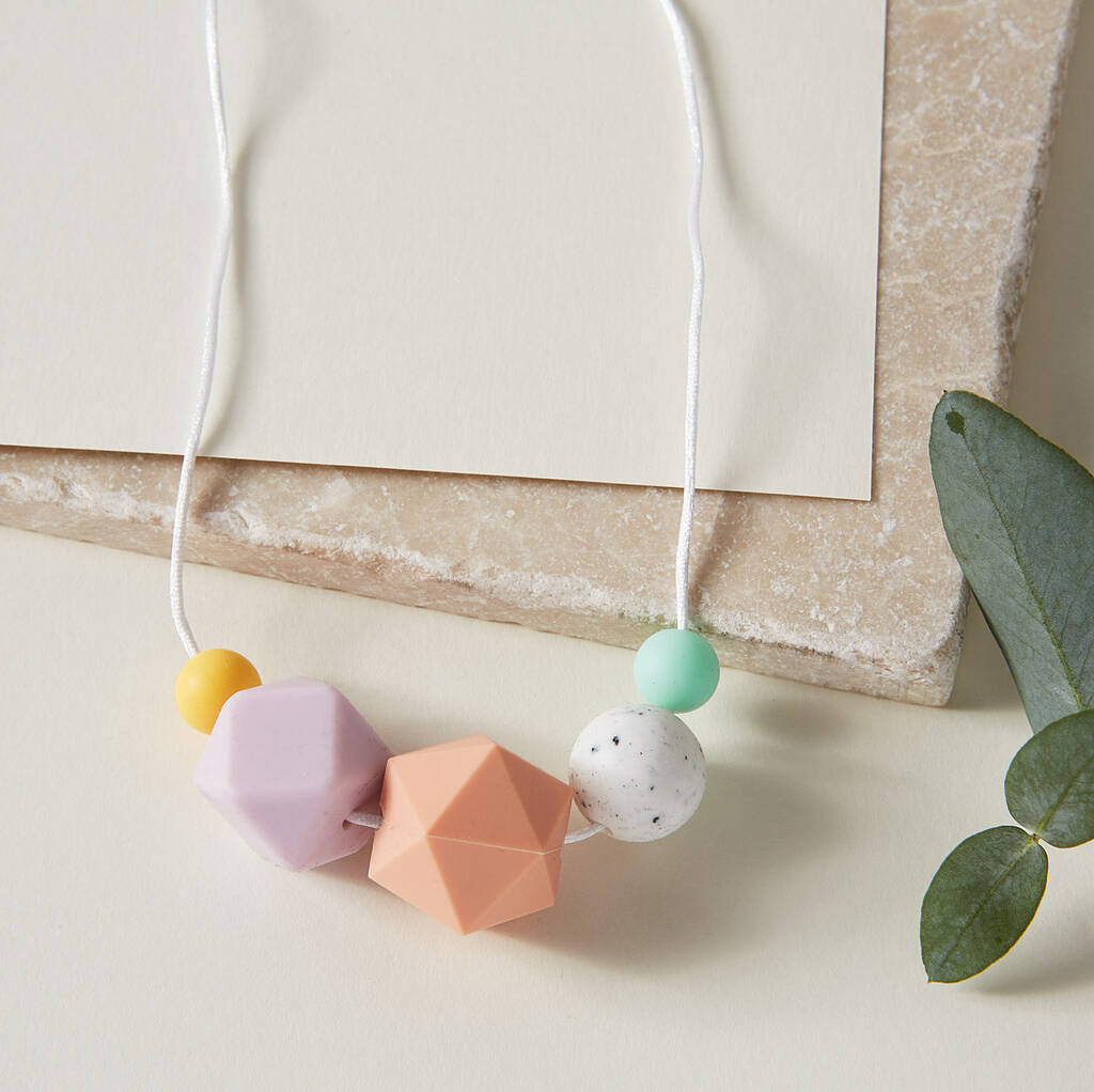 Statement Earrings Peach Lilac Silicone Earrings - Kodes