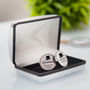 Personalised Groom Cufflink Set With Presentation Box, thumbnail 1 of 4