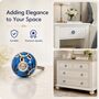Azure Tribal Styled Round Ceramic Knobs, thumbnail 7 of 8