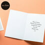 Biba Style Personalised Date Card, thumbnail 2 of 2