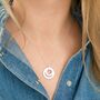 Personalised Double Eternal Ring Pendant Necklace, thumbnail 2 of 11